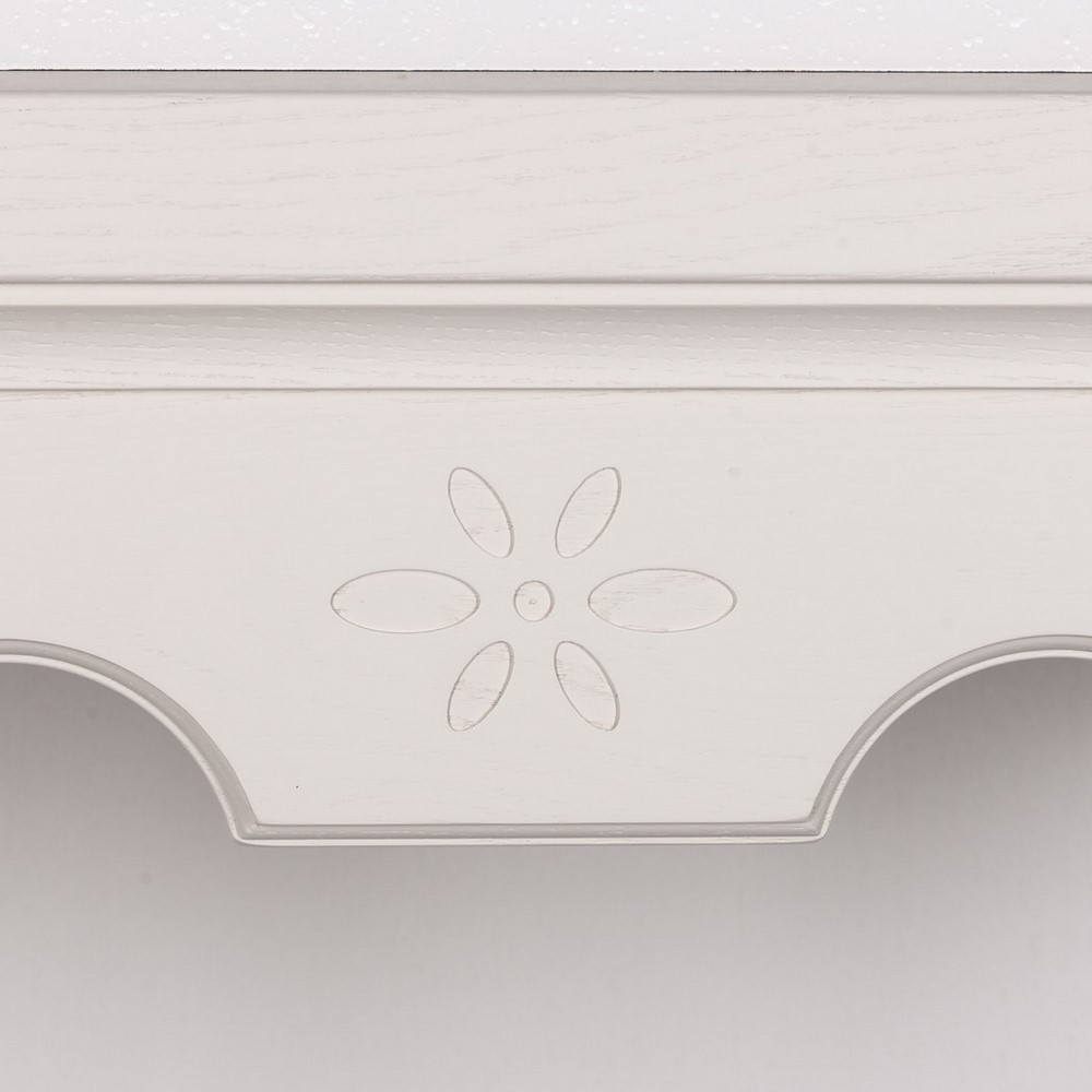 > Cappa rustica legno AGNY 60 frassino bianco decape' motore B52